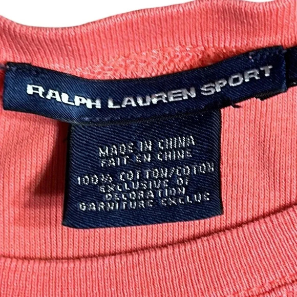 Ralph Lauren Sport shirt,women med,long  sleeve,logo,cotton 100,comfy,Athleisure - Picture 13 of 16